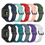 Chofit Strap Compatible with Garmin Venu Sq Music/Venu Sq Straps, 20MM Quick Release Replacement Band Soft Silicone Sport Wristband Armband for Venu Sq Music/Venu Sq/Venu Smartwatch