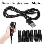 Charging Cable Power Adapter USB to 2-Prong Plug Razor Connector Charger Jack