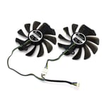 For ZOTAC GeForce GTX 1080 1070 AMP Edition 2PCS GPU Cooling Fan