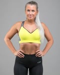 Stay in Place Cross Back Bra, Cyber Yellow - S