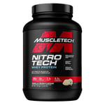 MUSCLETECH NITRO TECH WHEY PROTEIN MUSCLE BUILDING FORMULA 1800G VANILLA CREAM