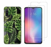 Xiaomi Mi 9 - Pack 2 Films Toughened Glass Screen Protector + Case For