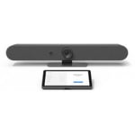 Logitech Rally Bar Mini + Tap IP - allt-i-ett-videobar och pekkontroll