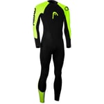Head Head Men's OW Explorer Wetsuit 3.2.2 Black/Lime XL, Black/Lime