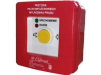 Elektromet Fire-knapp. n/t 4 strømbaner 12A R-Z automatiske røde/grønne dioder 230V AC/230V AC PPWP-4s A/4 904412