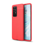 huawei Huawei P40Pro Leather Texture TPU Back Case Red