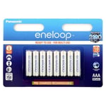 Panasonic Eneloop BK-4MCCE Laddningsbara AAA-Batteri 8-pack