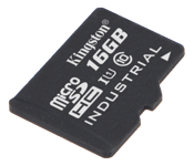 Kingston 16GB microSDHC UHS-I Industrial Temp Card Single P w/o Adapte
