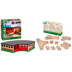 BRIO World Grand Roundhouse for Kids Age 3 Years Up & 33307 Expansion Pack - Advanced Wooden Train Track for Kids Age 3 Years Up - Compatible with all Railway Sets & Accessories
