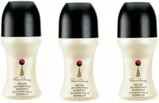 3X AVON Far Away Roll-On Anti-Perspirant Deodorant for Her 50Ml(150Ml)