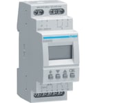 Hager Egn200, Tidströmställare, Trådlös, Digital, Plast, Grå, Ip20