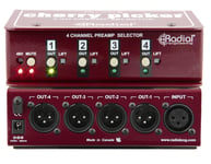 Radial OUTLET | CHERRY PICKER Four Channel Preamp Selector