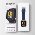 Sekonda Motion Smartwatch 30050 - Herr -  Silikonrem - Smartklocka - Härdat mineralglas