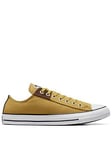 Converse Chuck Taylor All Star Craft Remastered Ox Trainers - Beige, Beige, Size 6, Men