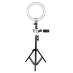 Selfie-lampe / Ring light (26 cm), stativ og beslag