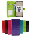 Crazy Horse Wallet Nokia X30 5G (Svart)