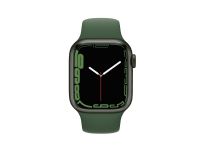 Apple Watch Series 7 (GPS + Cellular) - 41 mm - grönt aluminium - smart klocka med sportband - fluoroelastomer - klöver - bandstorlek: standard - 32 GB - Wi-Fi, Bluetooth - 4G - 32 g
