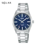 Lorus Ladies Solar Watch Blue Dial and Silver Bracelet RY501AX9