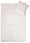 sängkläder för barn 100x140 cm - Summer white - 100% bomullssatin - By Night bäddset