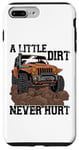 Coque pour iPhone 7 Plus/8 Plus Vintage A Little Dirt Never Hurt, voiture tout-terrain, camion, 4x4, boue