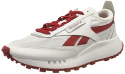 Reebok Classic Leather Legacy Sneakers Unisex Adults Ftwr White Flash Red Ftwr White 10