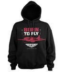 Hybris Top Gun - Born To Fly Hoodie (Black,M)