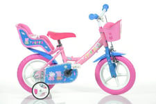 Dino Peppa Pig Pink Kids Girls Bike Bicycle 12" Mag EVA Wheel 1 Spd 124RL-PIG