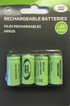 4x 2/3AA SMART SOLAR RECHARGEBLE BATTERIES FOR SOLAR GARDEN LIGHTS 29.7 x 14.2