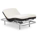Gerialife® Pack Lit articulé électrique avec Matelas orthopédique à mémoire de Forme 20 cm (80 x 190, Télécommande sans Fil)