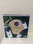 NIVEA MEN Sensitive Pro Ultra-Calming Shower & Shave Care Kit With Bamboo Razor