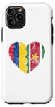 Coque pour iPhone 11 Pro Moitié Surinamais moitié colombien | Drapeaux Suriname Colombie