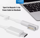 Type C to Magsafe1 Cable Charging MacBook air/pro work with USB-C Power Adapter