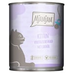 Økonomipakke MjAMjAM Kitten 24 x 800 g - utsøkt kalvekjøtt med lakseolje