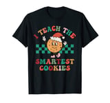 I Teach The Smartest Cookies Retro Gingerbread Man Cookie T-Shirt
