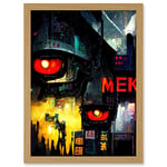 Doppelganger33 LTD Sci Fi Complex Machines Mecha Japanese Big Brother Artwork Framed A3 Wall Art Print