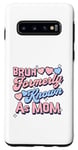 Coque pour Galaxy S10 BRUH anciennement connu sous le nom de maman cœur Love Mom élégant