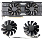 1 pair For EVGA GTX1060 1070 1070ti 1080 ACX Graphics Card Cooling Fans