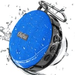 Olafus Bluetooth Shower Speaker, IP65 Waterproof Wireless 5W Bathroom Speakers, 10H Playtime Rechargeable Outdoor Portable Speaker with Built-in Mic for iPhone IPad Andriod Samsung Tablet