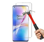 OnePlus 8 Pro Tempered Glass Screen Protector Easy Bubble-Free Installation HD Ultra Clear shatterproof with 9H Hardness and Anti Fingerprint Oleo-phobic Coating (OnePlus 8 Pro Screen Protector)