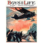Wee Blue Coo Couverture de Magazine 1930 Byrd Over the Pole Art Impression sur Toile