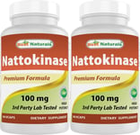 Best Naturals Nattokinase, 2000 Fu, 100 Mg, 90 Veg Capsules (90 Count (Pack of 2