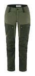 FJALLRAVEN 89852S-662-625 Keb Trousers Curved W Short Pants Women's Deep Forest-laurel Green Size 32