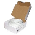 Connetto - écheveau câble réseau catégorie 6a non blindé utp awg24 halogenfree flexible couleur blanc 100 m