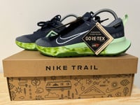 Nike Juniper Trail 2 Gore-tex Womens Blue Green Running Trainers UK 5 BNIB