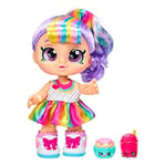 Kindi Kids Rainbow Kate 10 Inch Toddler Doll and 2 Shopkin Accessories