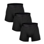 Salming Kalsonger 3P Bamboo Boxer Svart Large Herr
