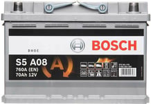 Bosch AGM Start-Stop S5A 008 70Ah - Bilbatteri / Startbatteri - Volvo - VW - Mercedes - Audi - Renault - Skoda - BMW - Peugeot
