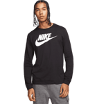 Nike Sportswear Men's Long-Sleeve T BLACK/WHITE M