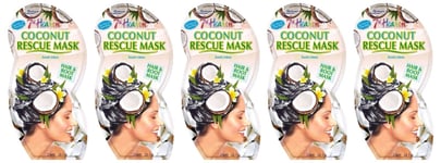 7TH HEAVEN Coconut Nourishing Strengthening & Volumising Hair Root Mask 25ml-5pk