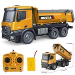 Huina RC Dump Tipper Truck 2.4G 10CH w/Lights & Sound Die Cast Cab & Dumper 1582